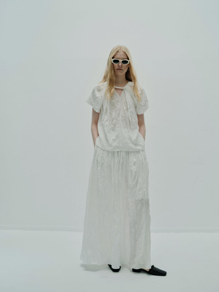 Allie crinkled skirt