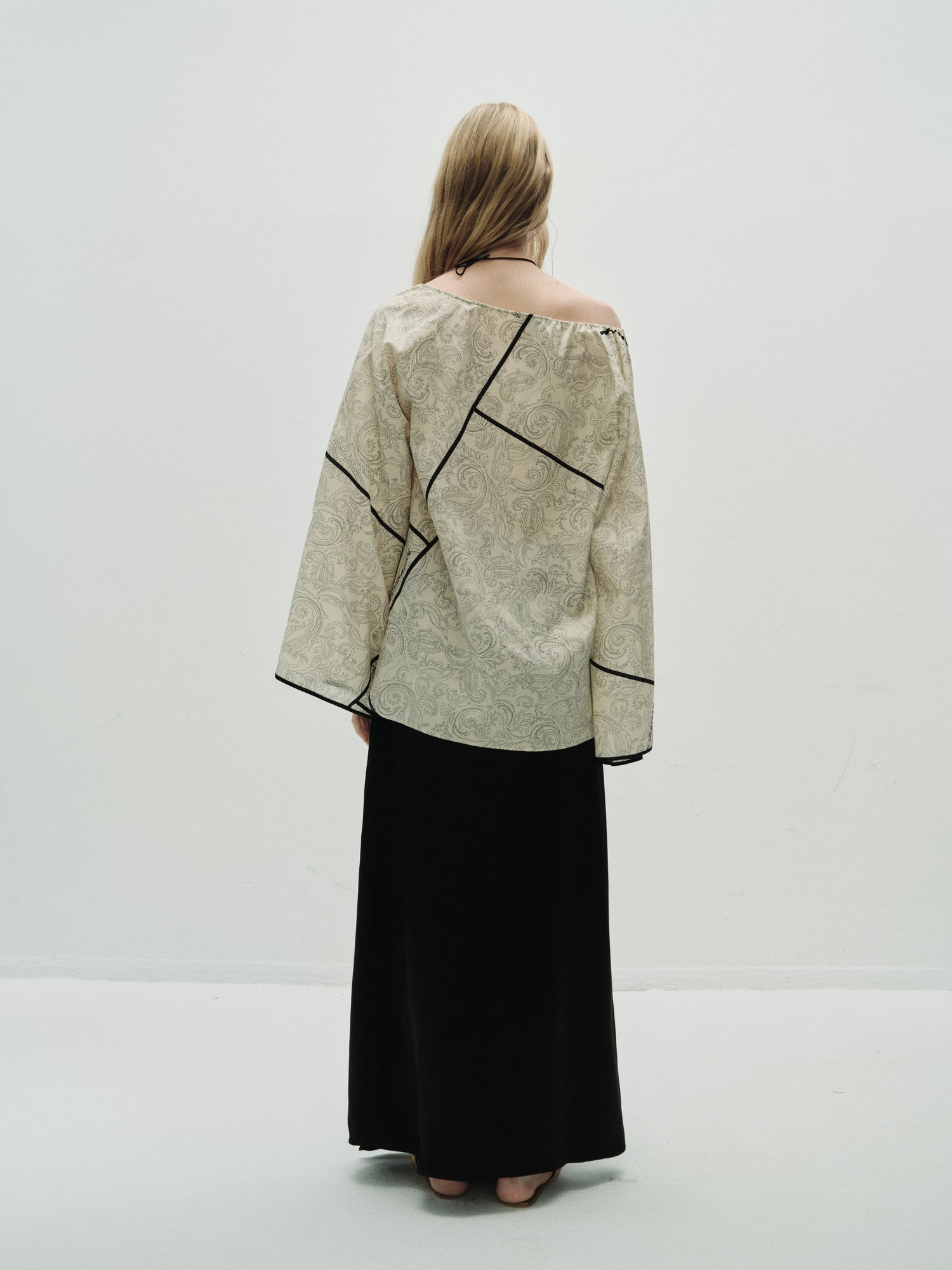 Roma silk blouse