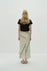 Roma silk skirt