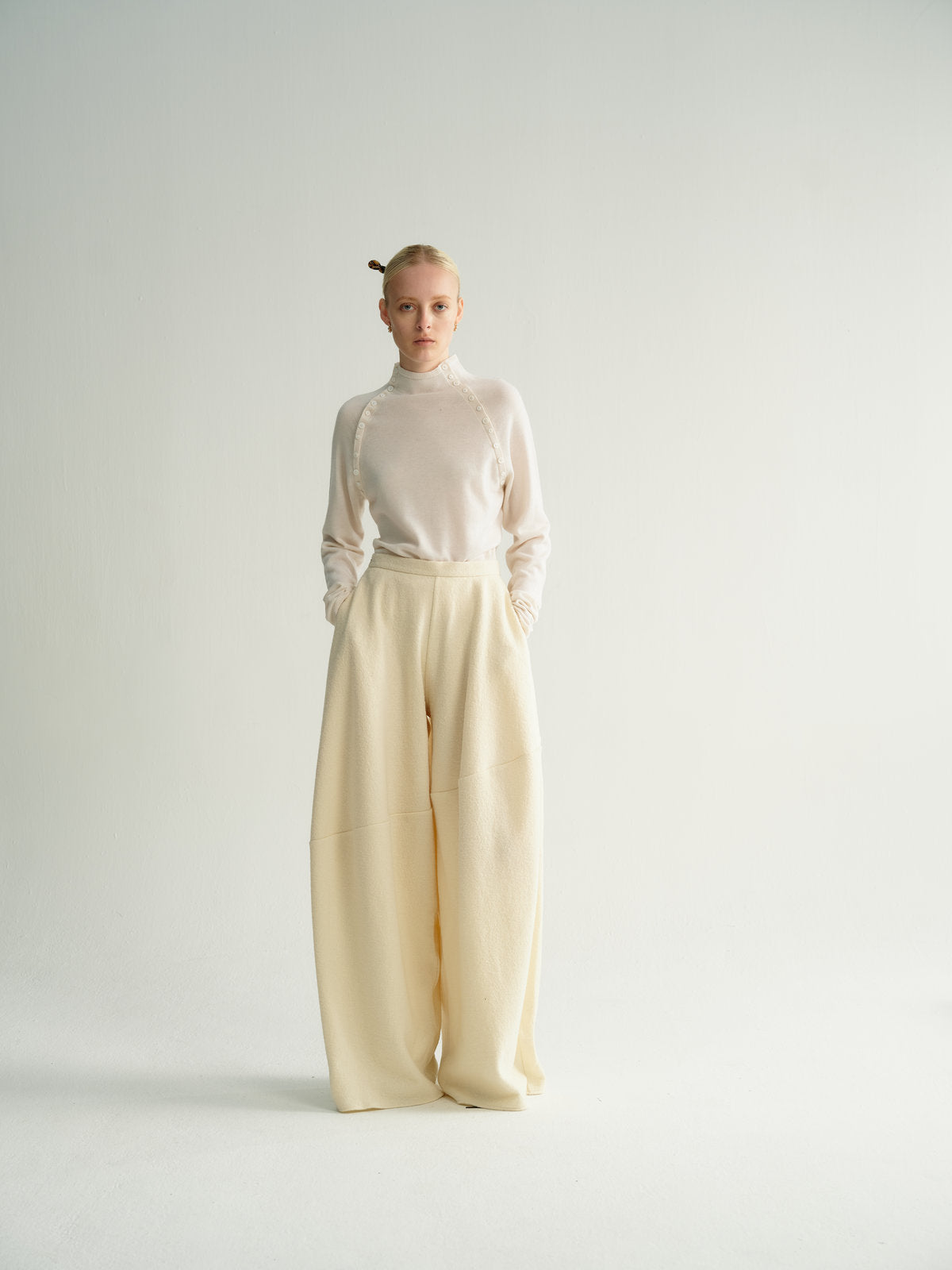 Cleo side button knit