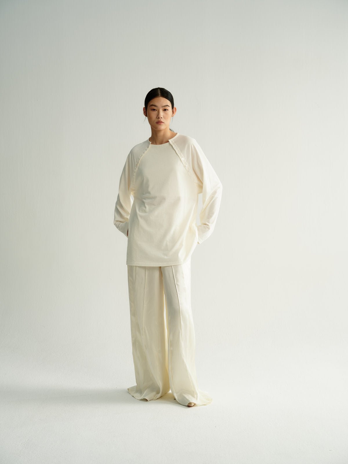 Cleo long jersey top