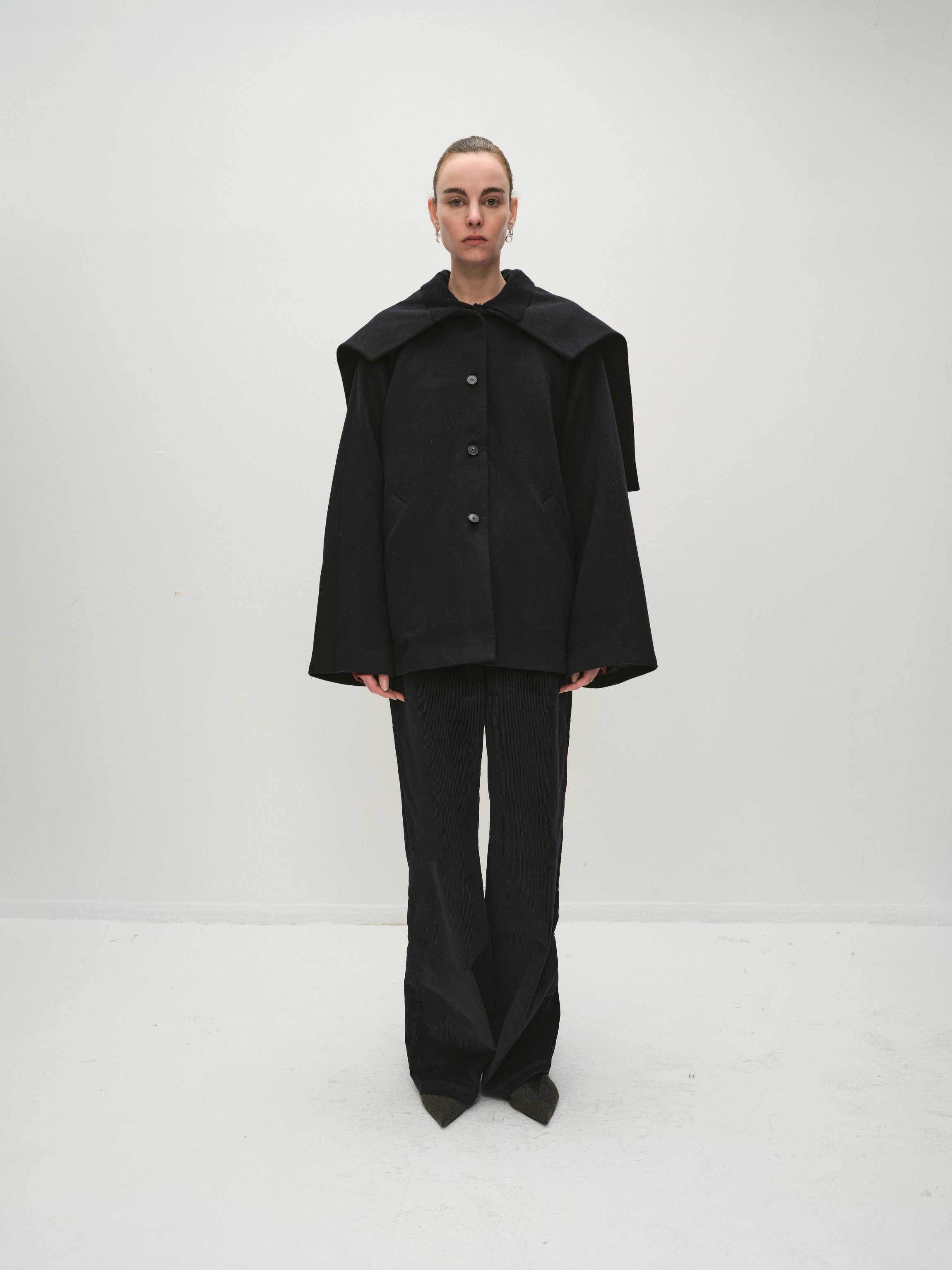 Portia collar coat