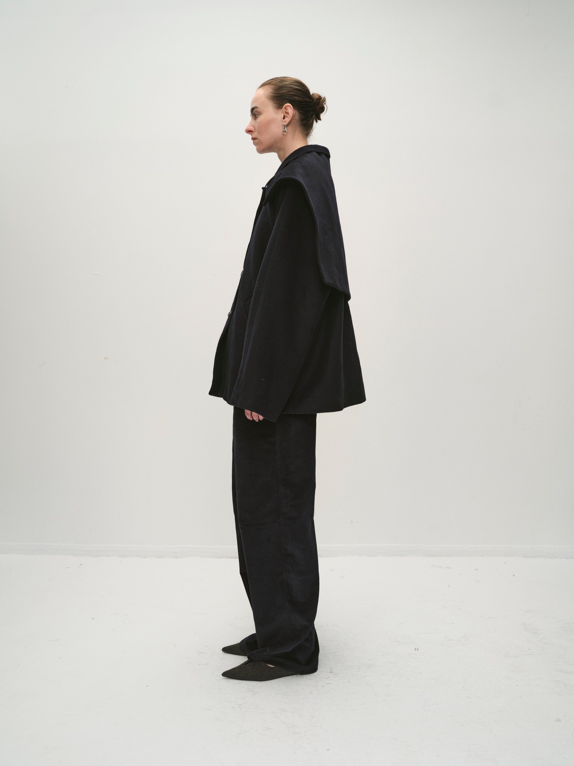 Portia collar coat