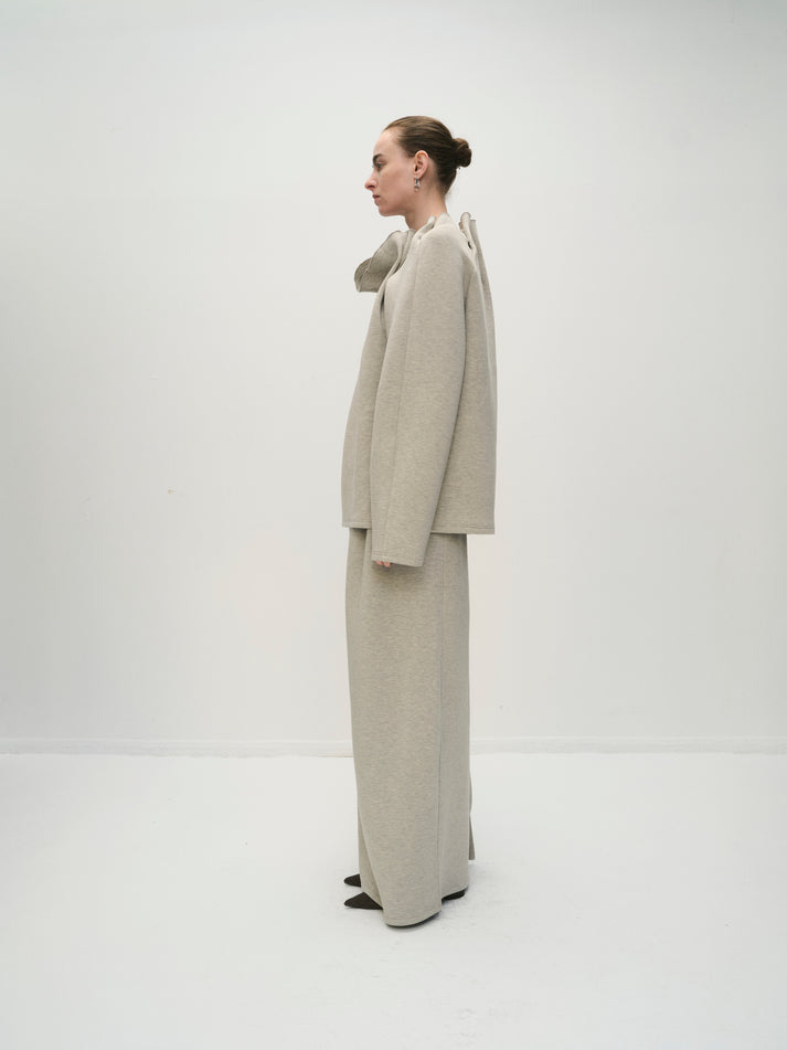 Tatiana gathered sweater