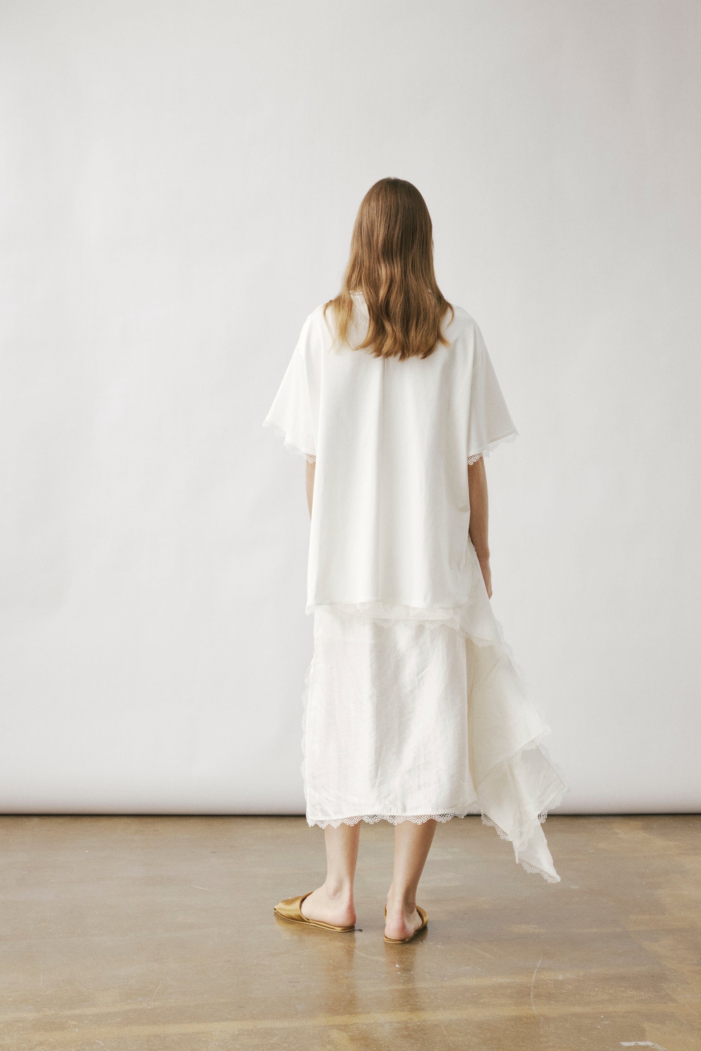 Eos lace flap skirt