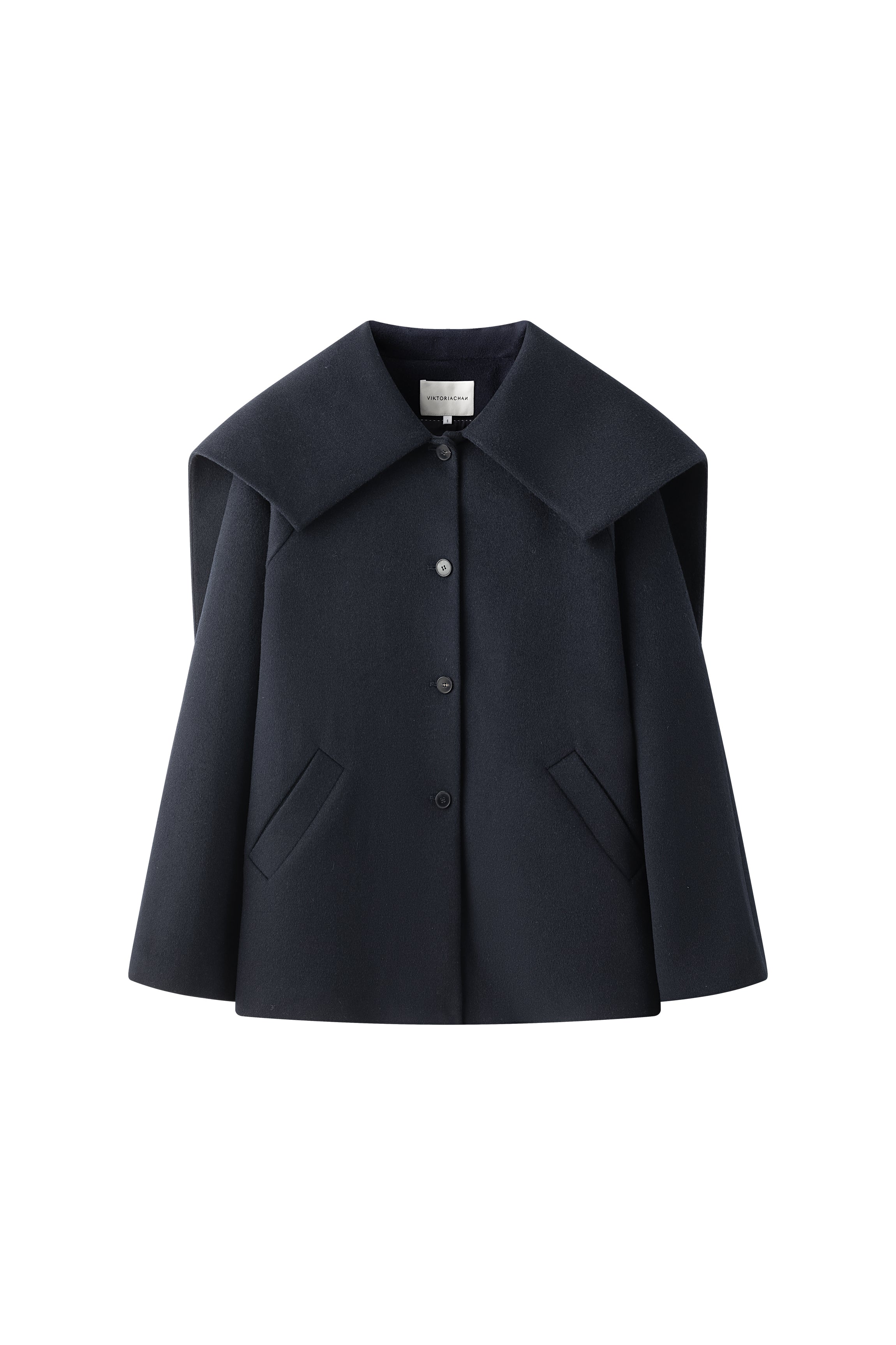 Portia collar coat