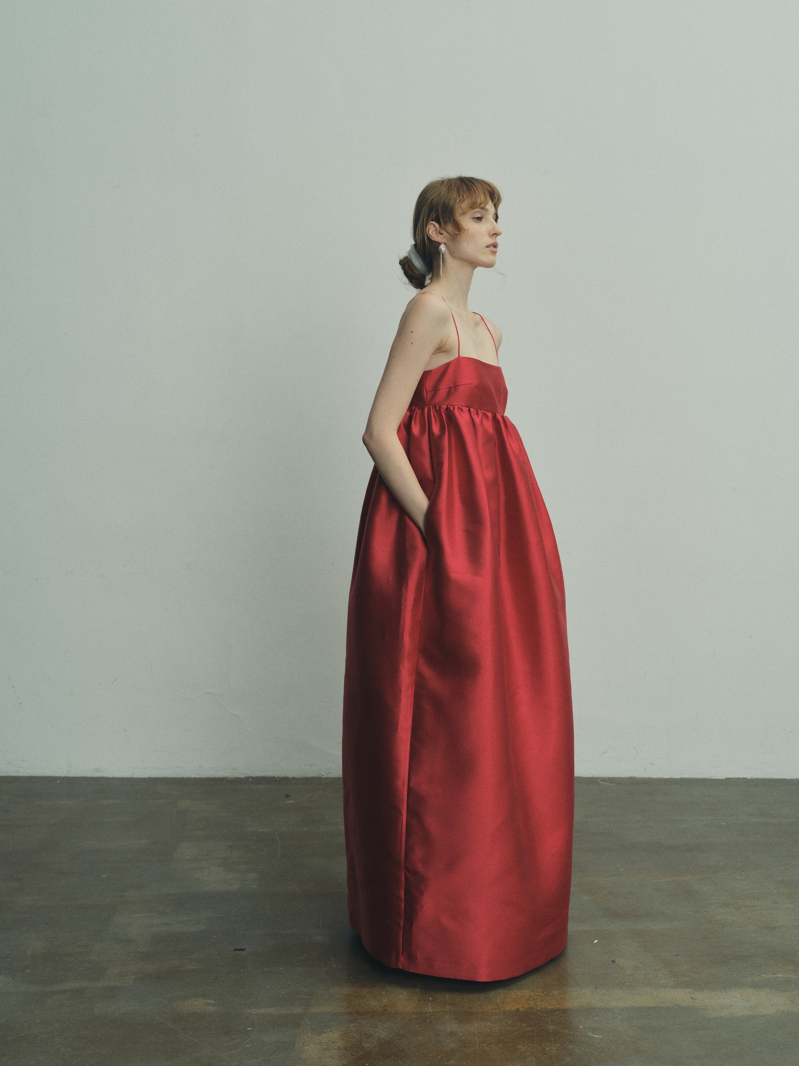 Nora gathered gown