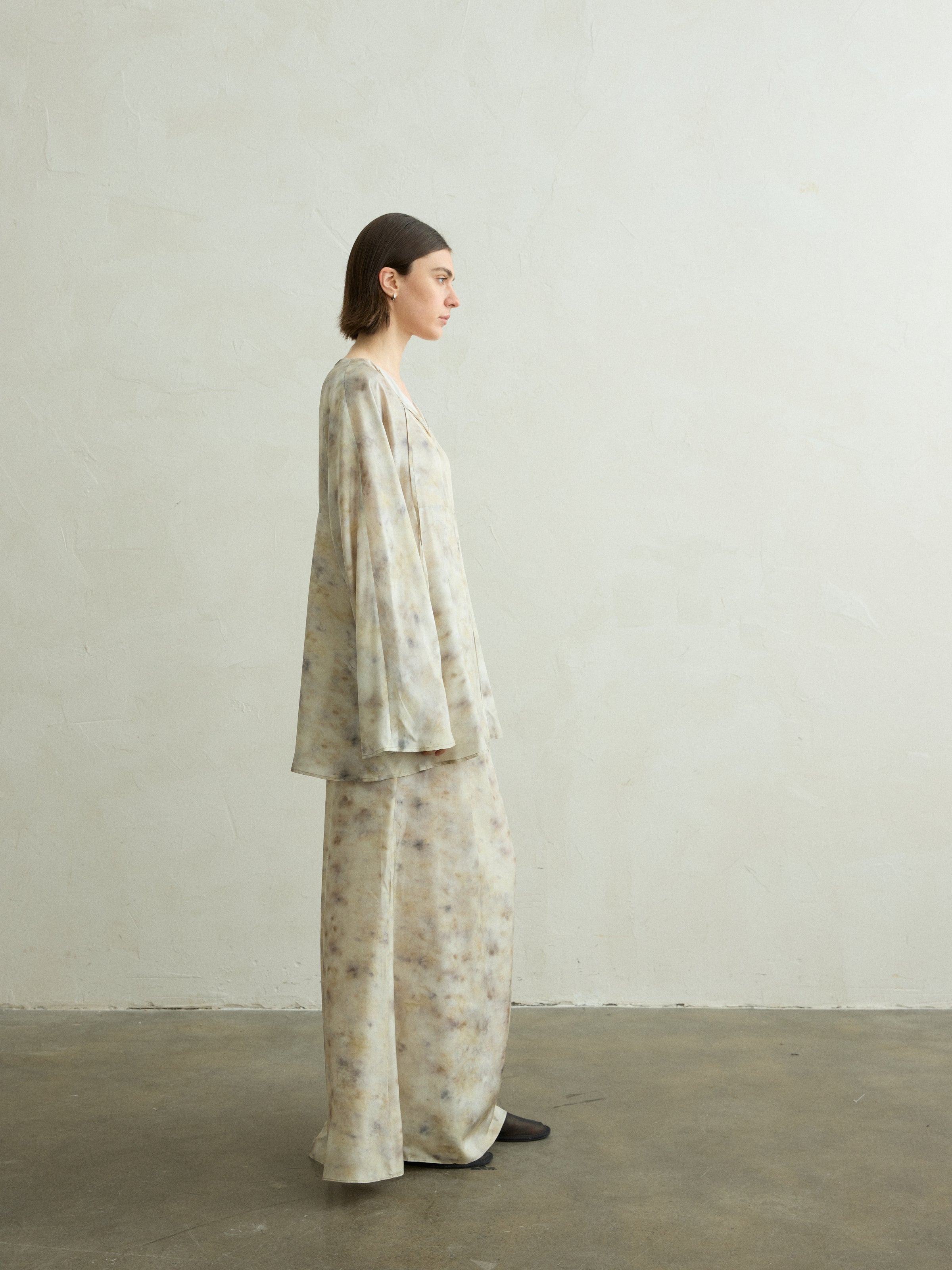 Mona print blouse