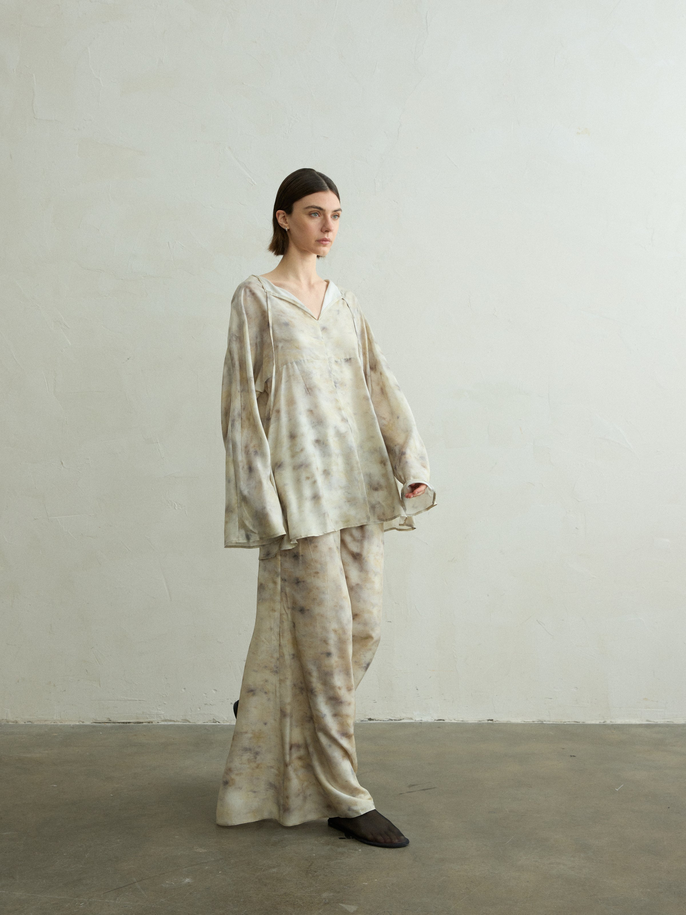 Mona print blouse