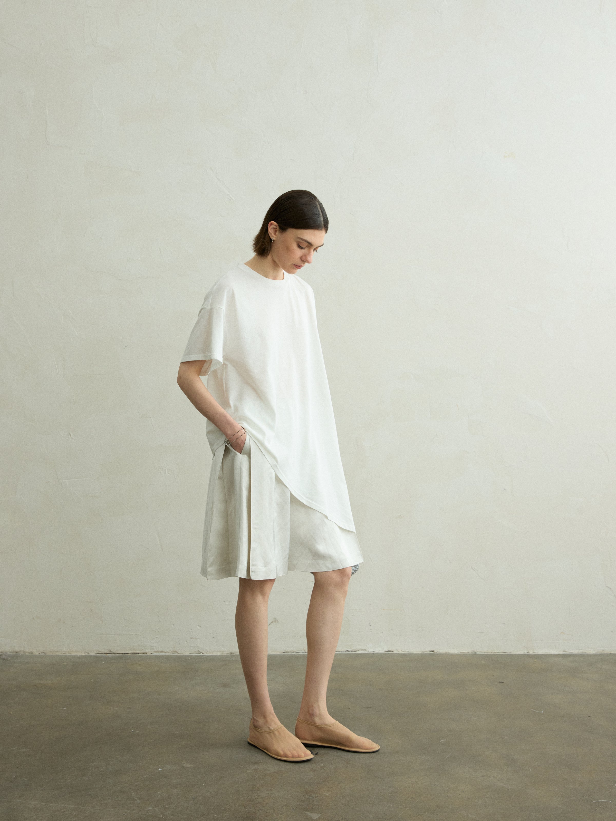 Berta satin shorts