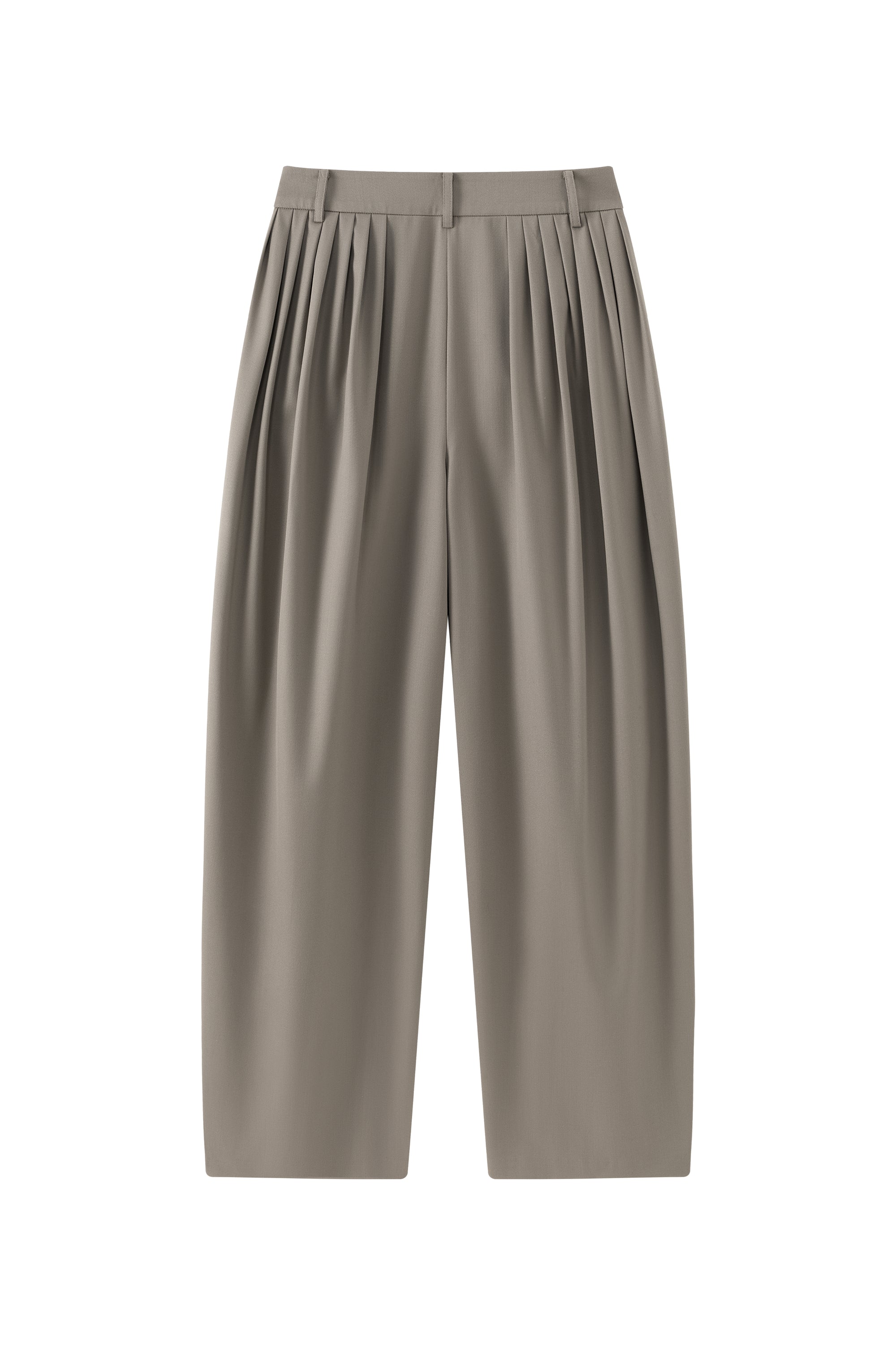 Larissa pleated wool trousers