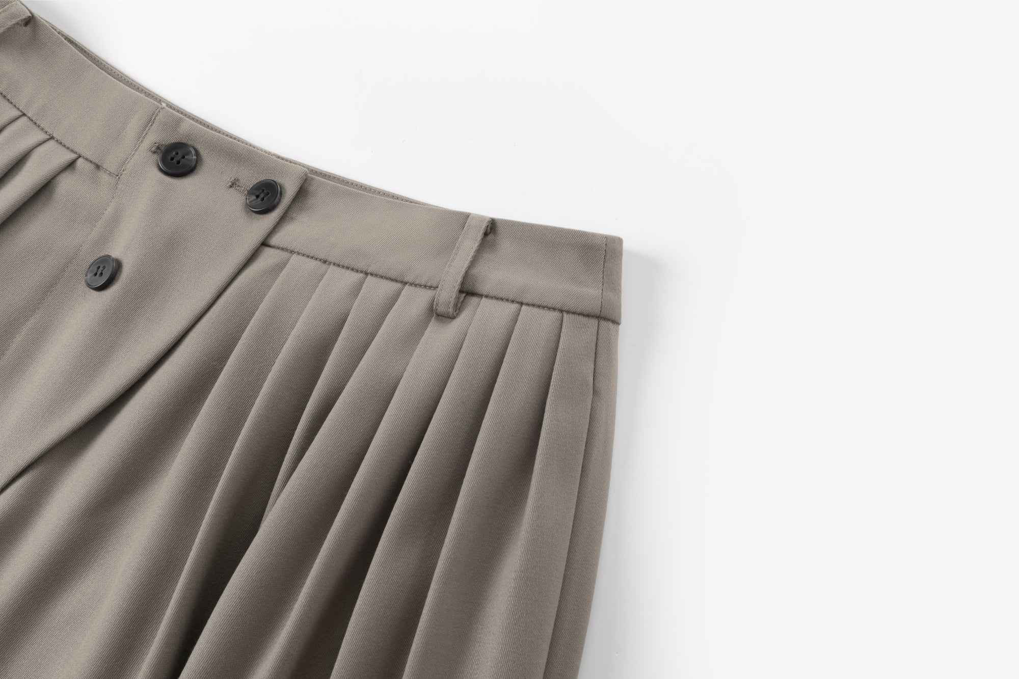 Larissa pleated wool trousers