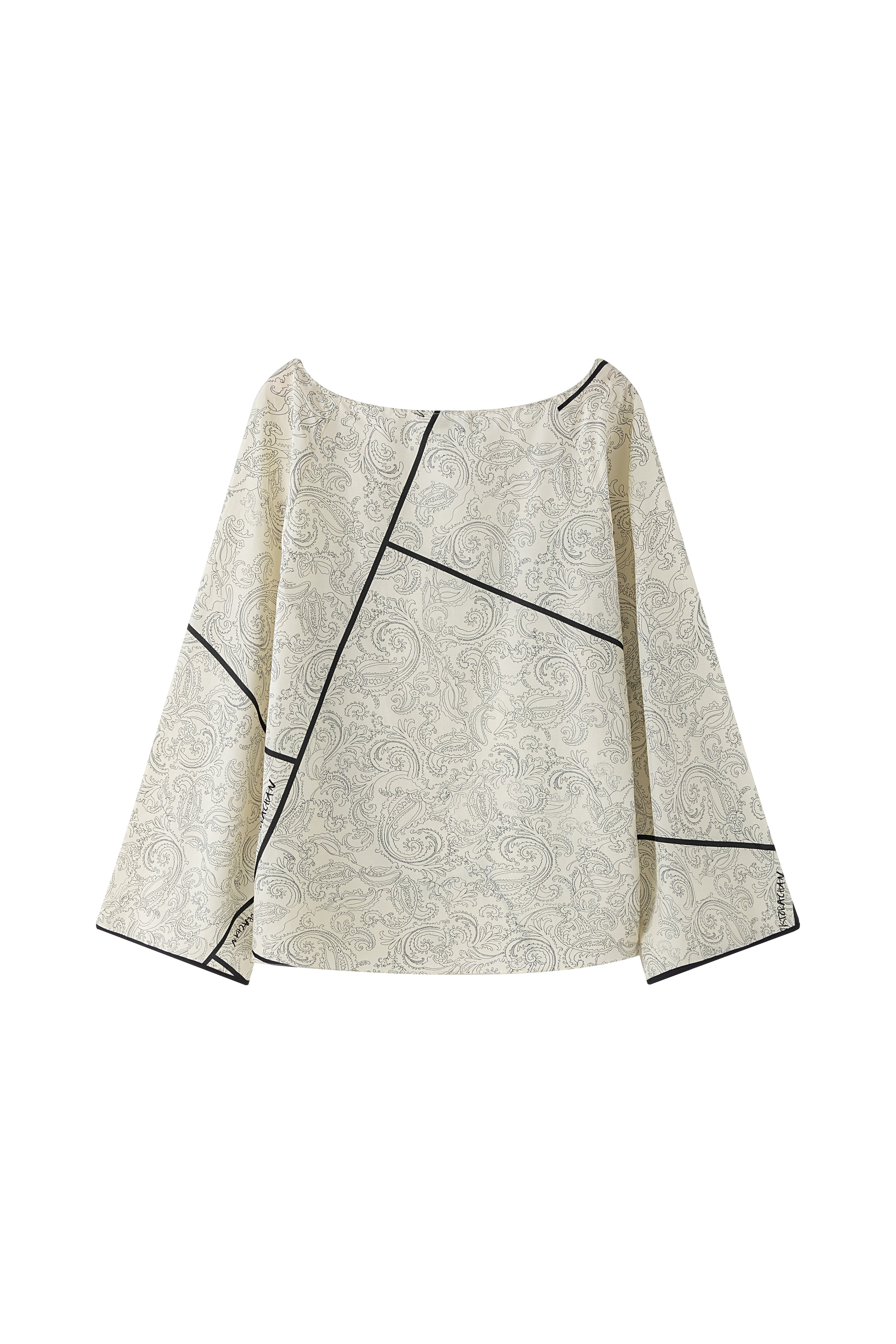 Roma silk blouse