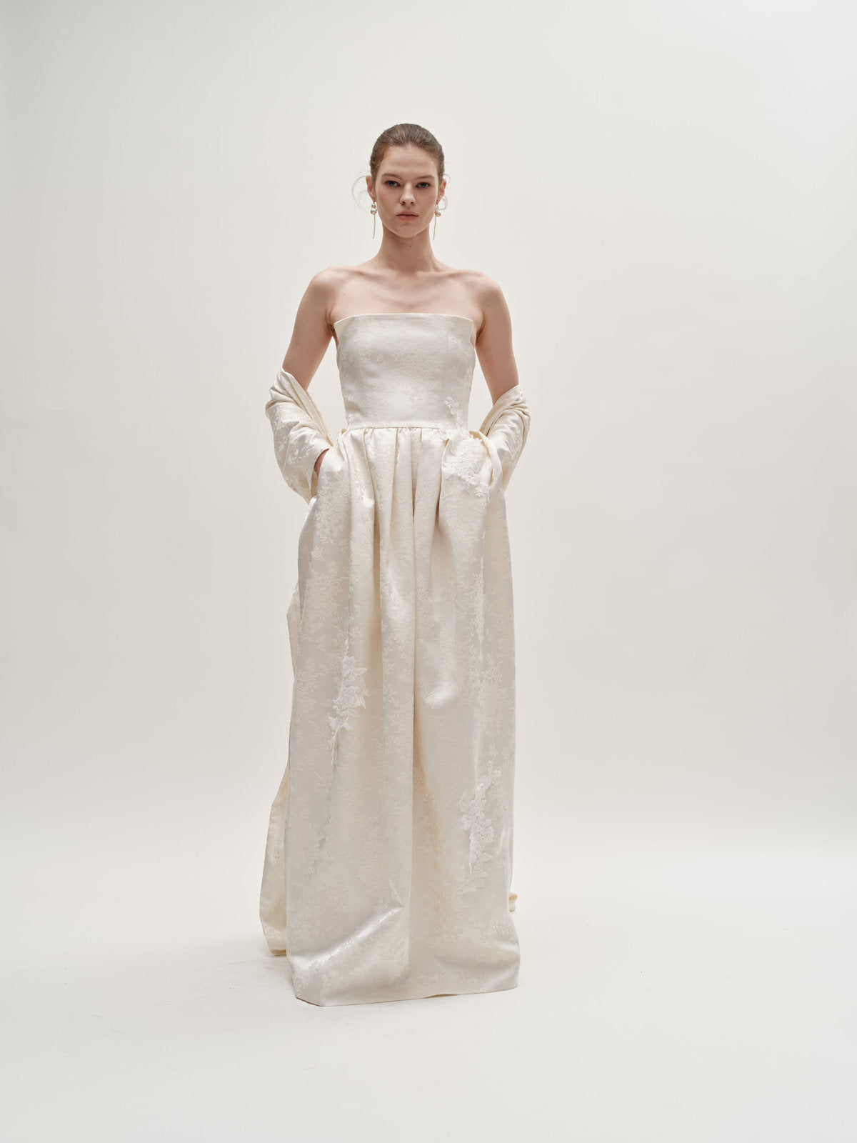 Ena jacquard gown