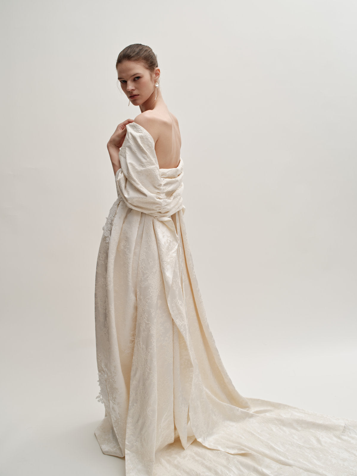 Ena jacquard gown