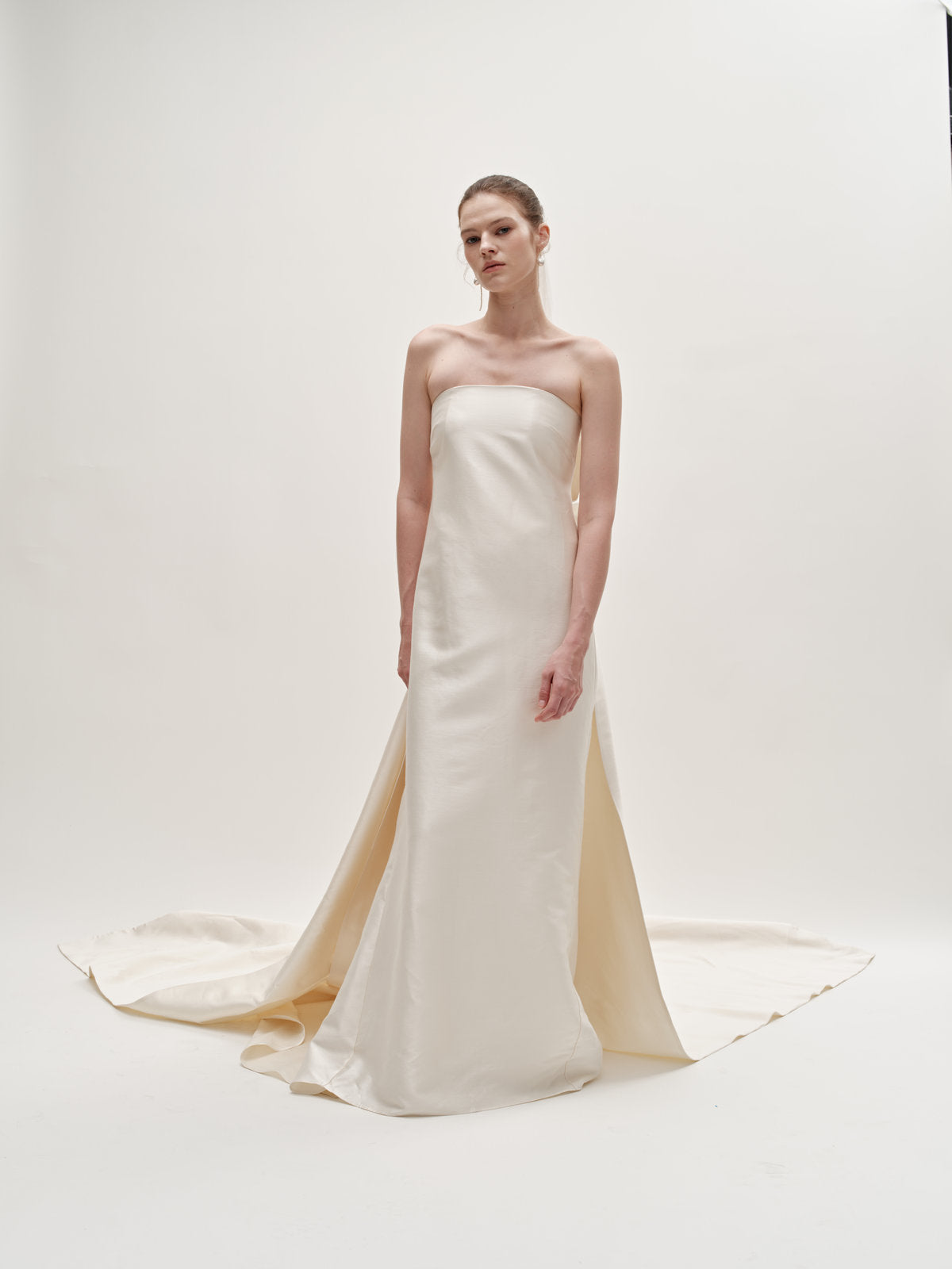 Tinsel wedding gown - wool