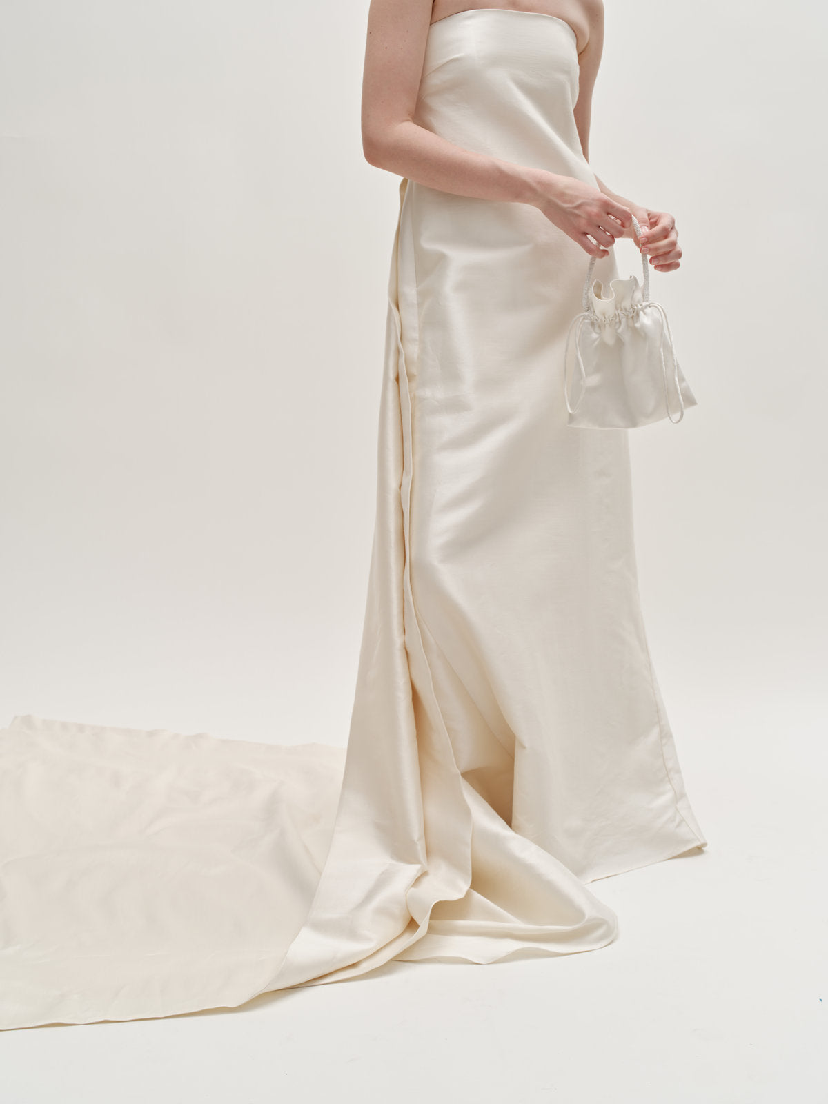Tinsel wedding gown - wool