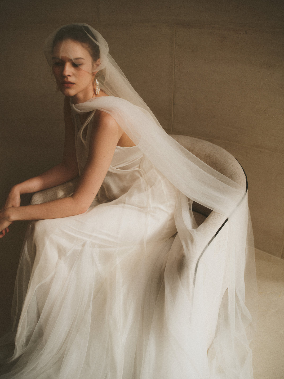 Olida tulle gown