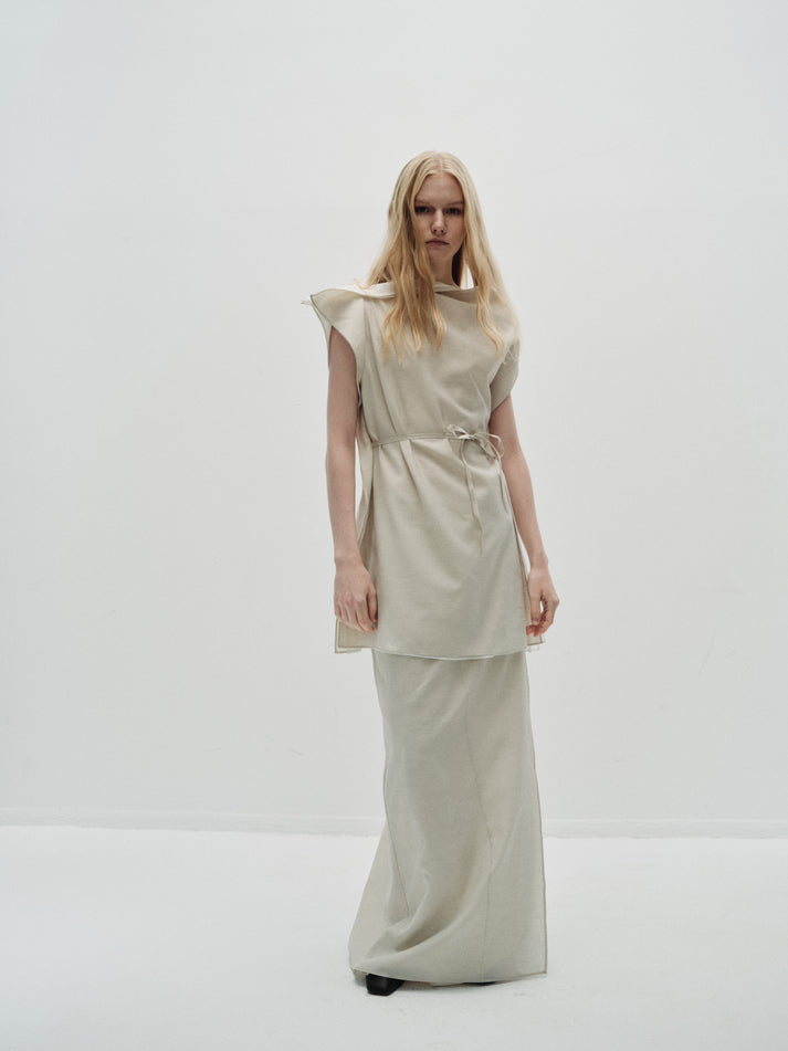 Sabina fold skirt