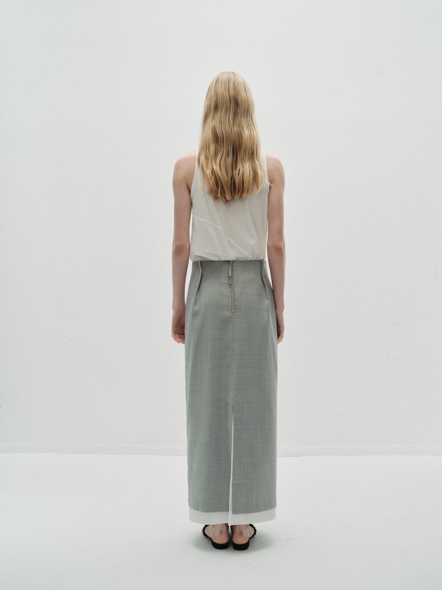 Tina wool skirt