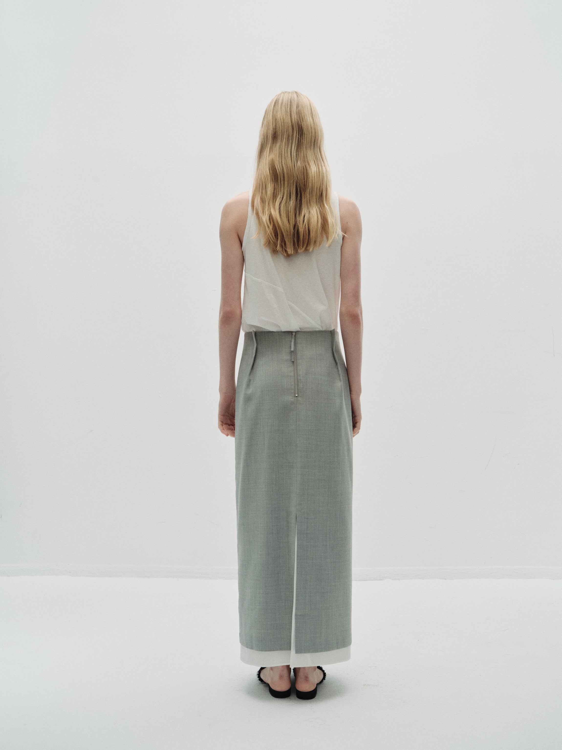 Tina wool skirt
