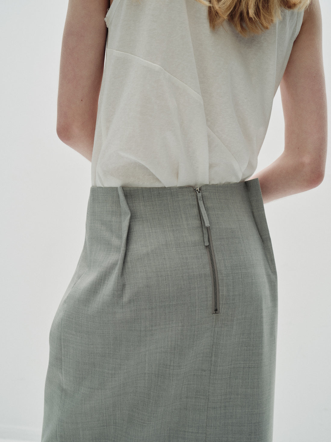 Tina wool skirt