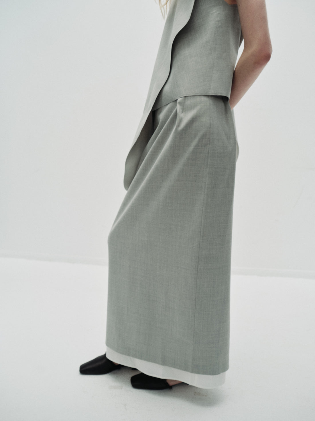 Tina wool skirt
