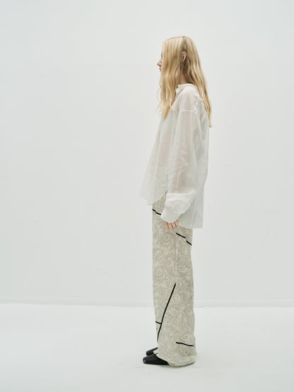 Roma silk trousers
