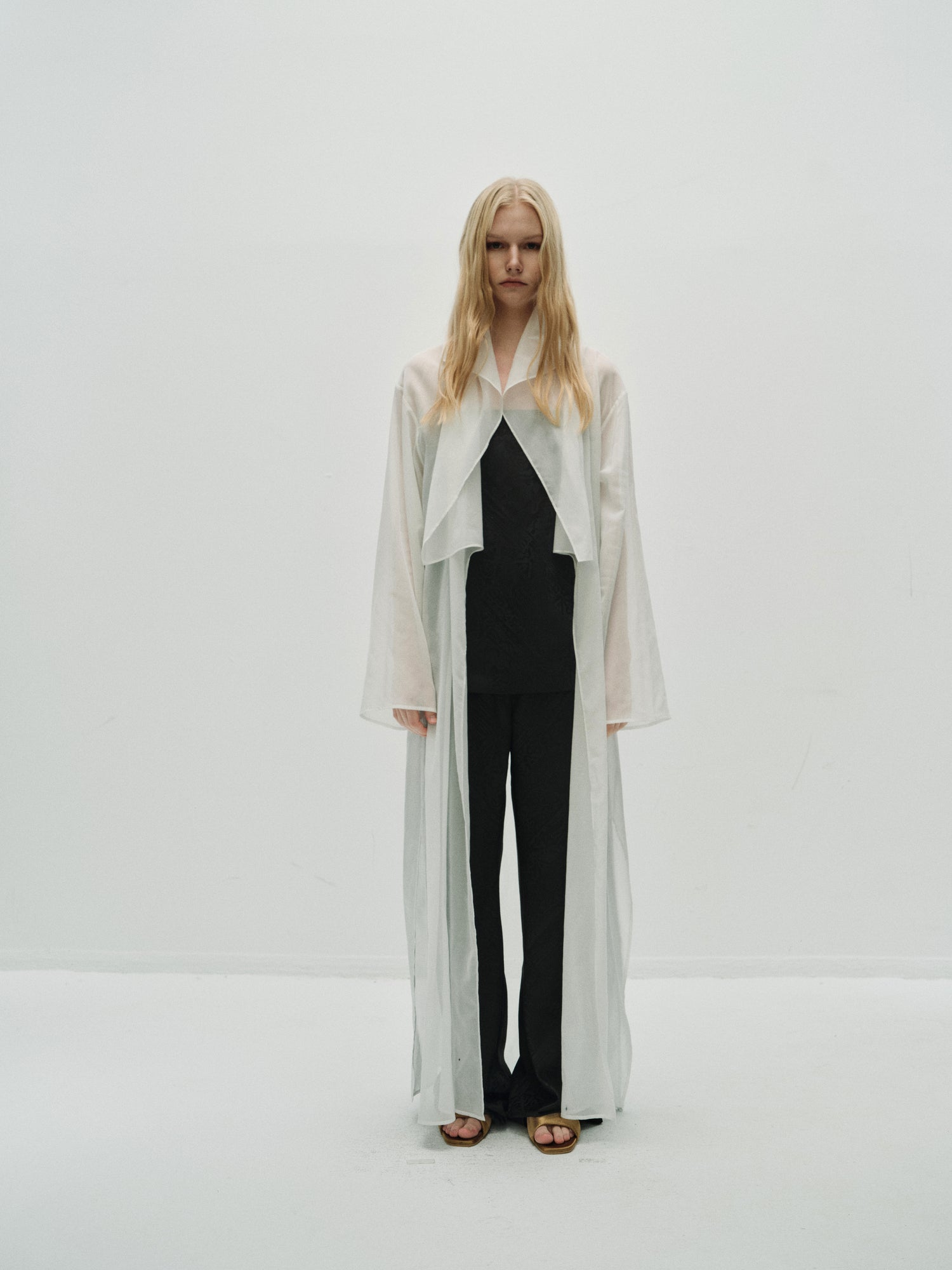 Tina sheer coat