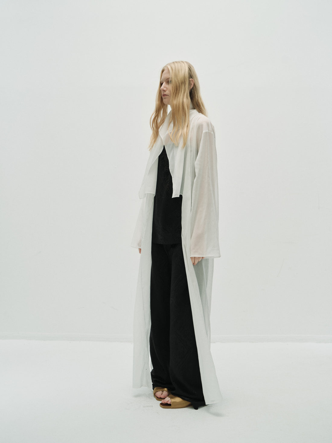 Tina sheer coat
