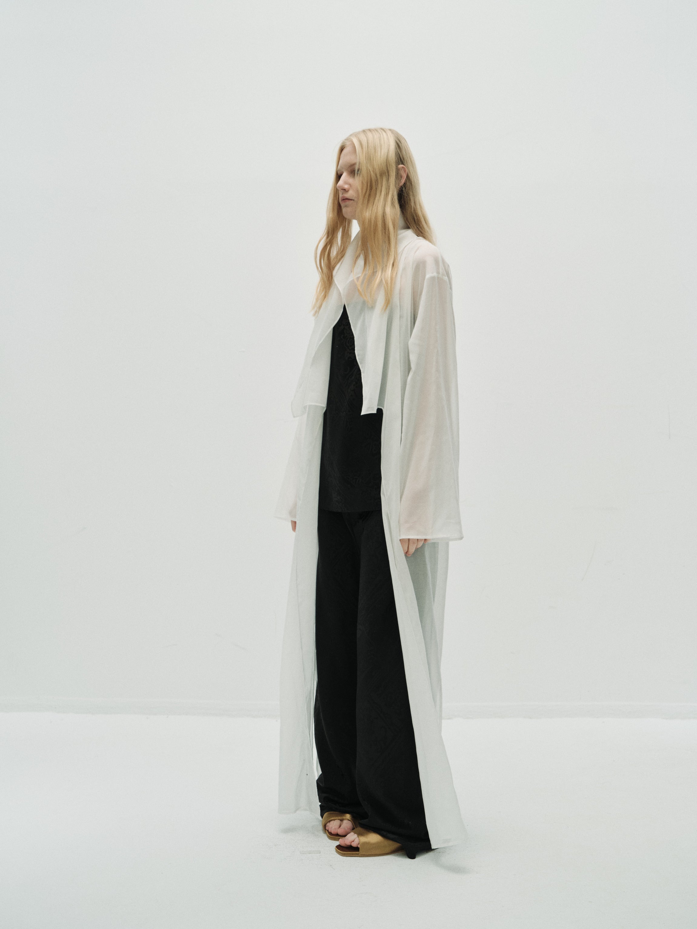 Tina sheer coat