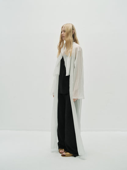 Tina sheer coat