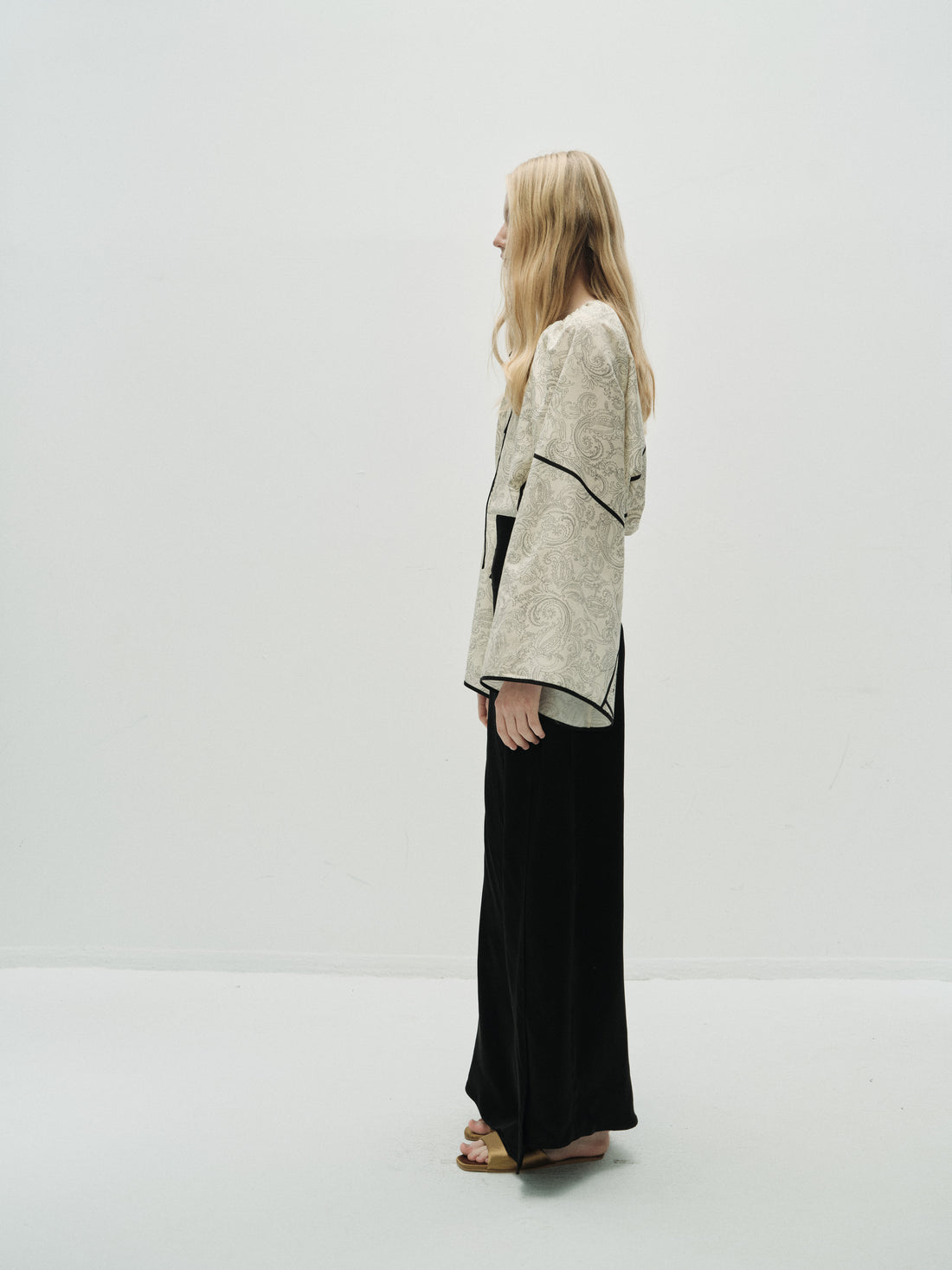 Roma silk blouse
