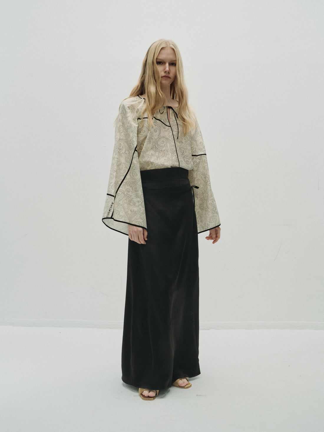 Roma silk blouse