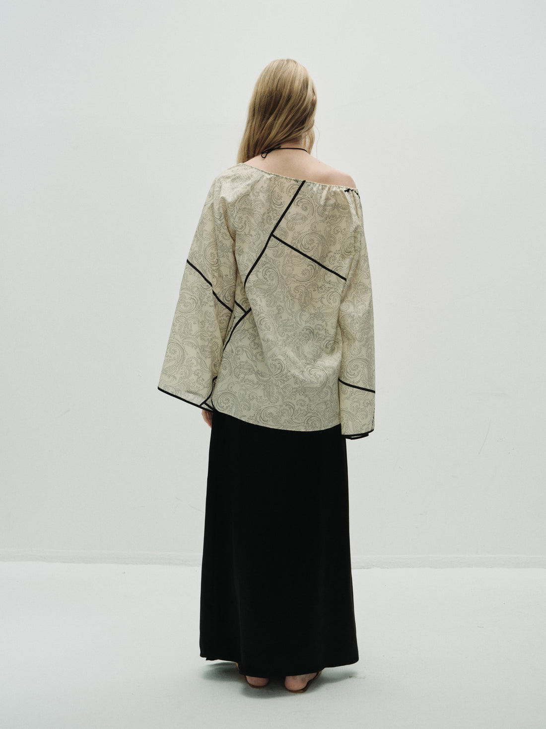 Roma silk blouse
