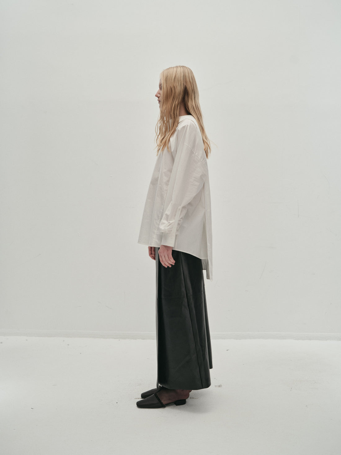 Araki leather skirt