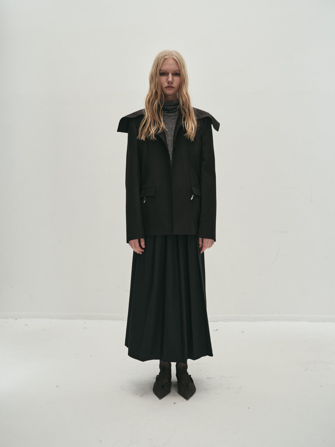 Portia big collar blazer