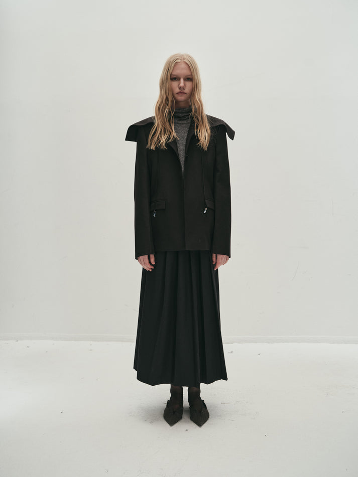 Portia big collar blazer