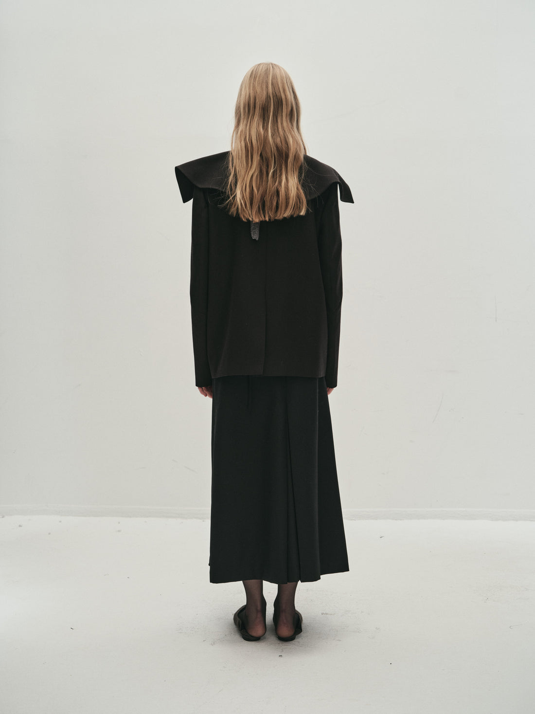 Portia big collar blazer