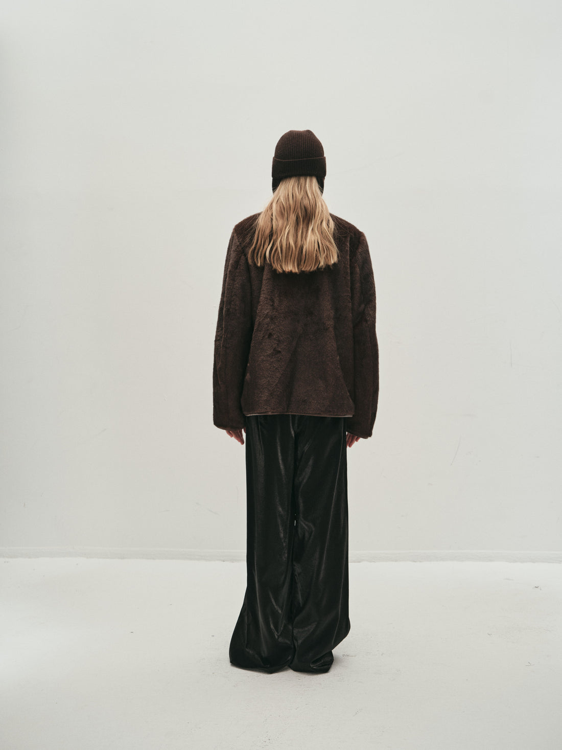 Araki midi fur coat