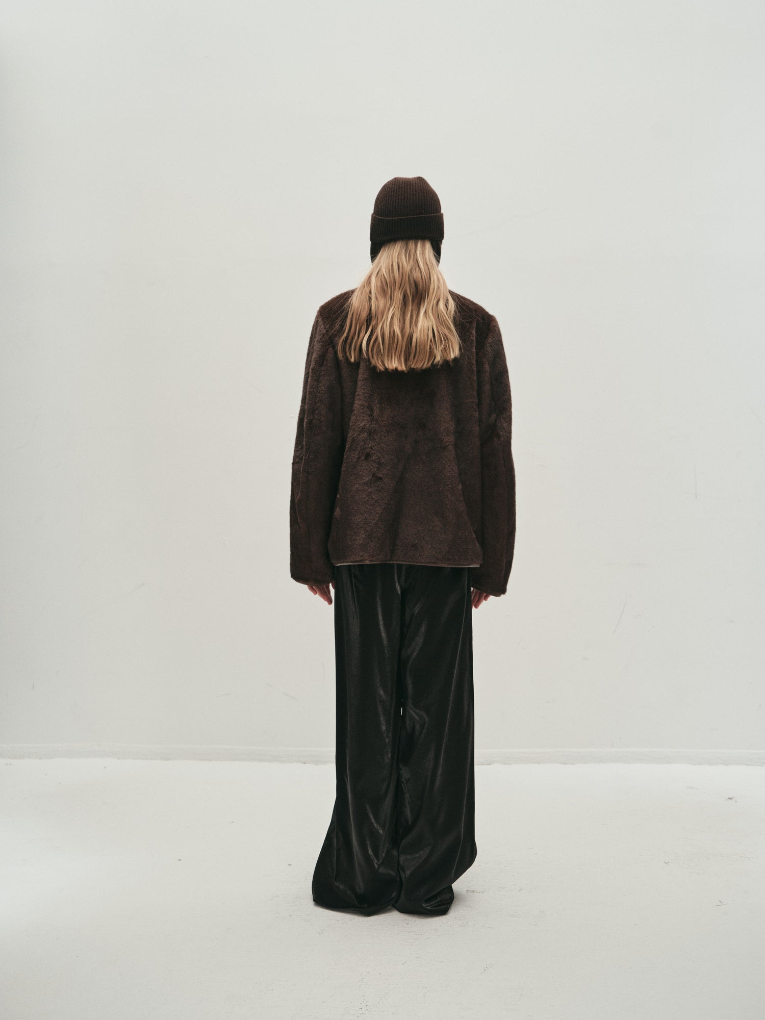 Araki midi fur coat