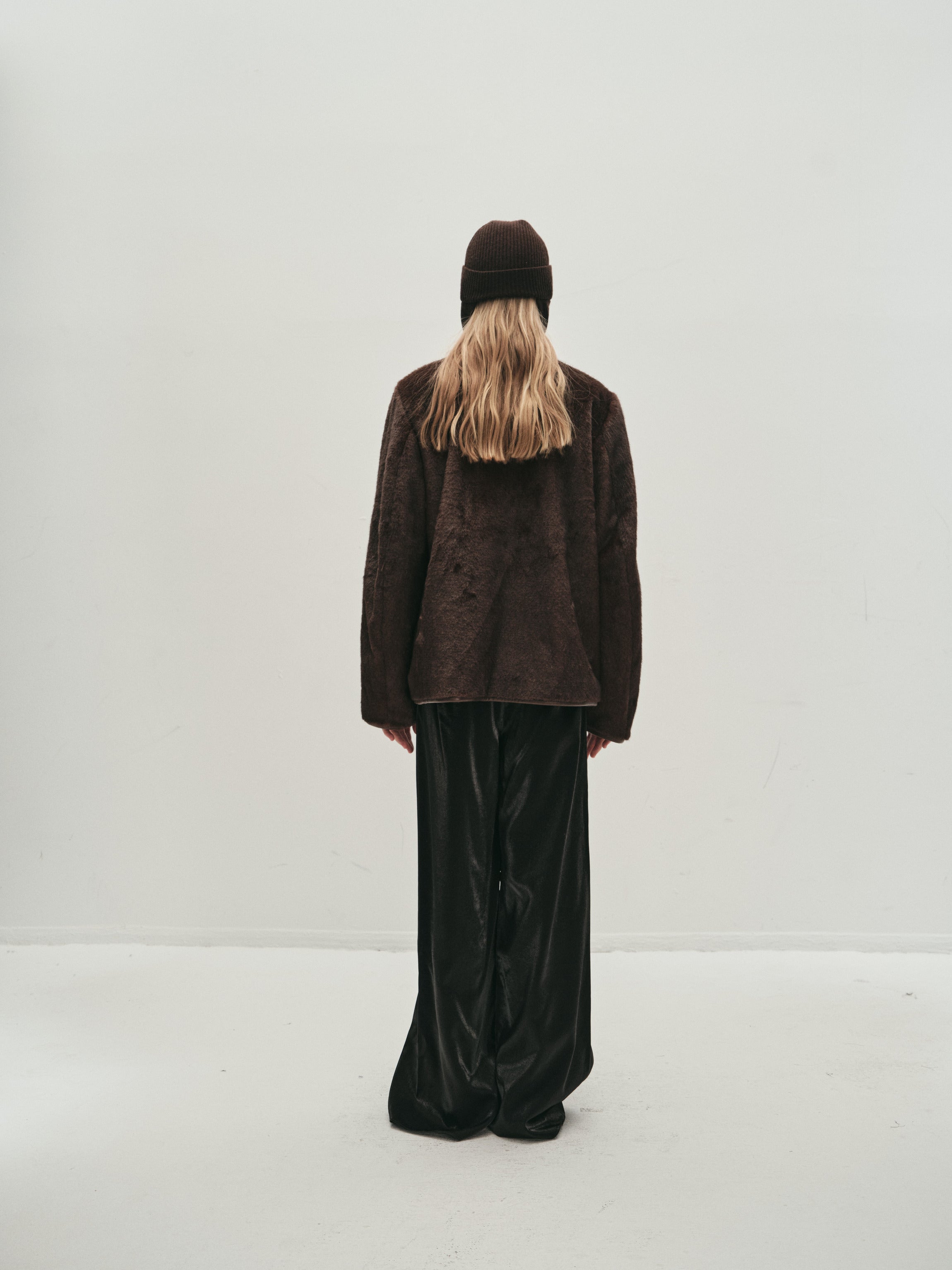 Araki midi fur coat