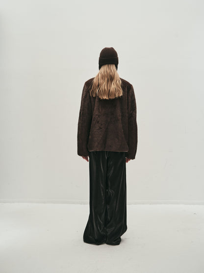 Araki midi fur coat