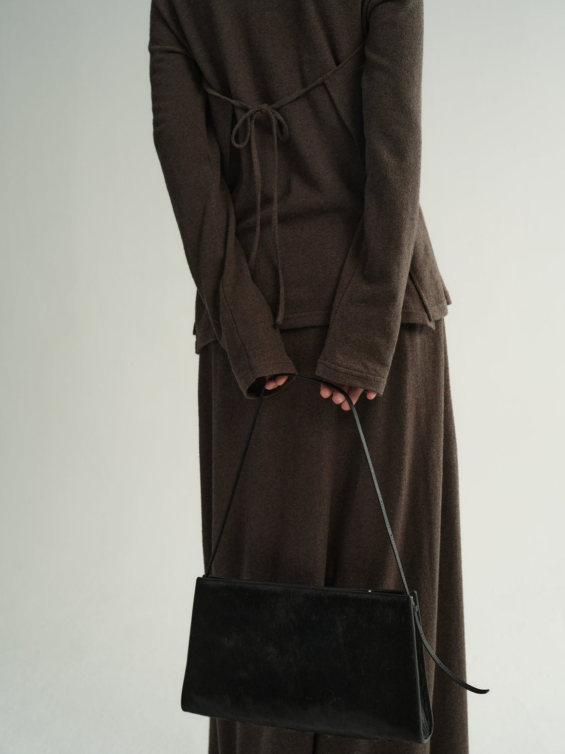 Aven fold jersey top