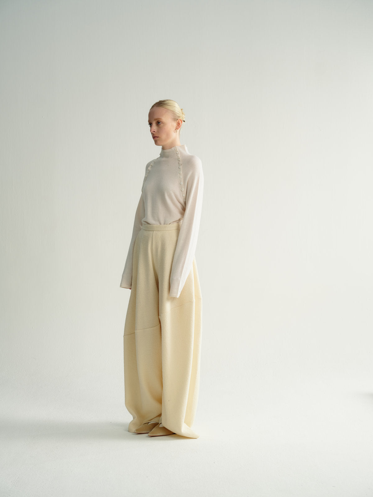 Cleo side button knit