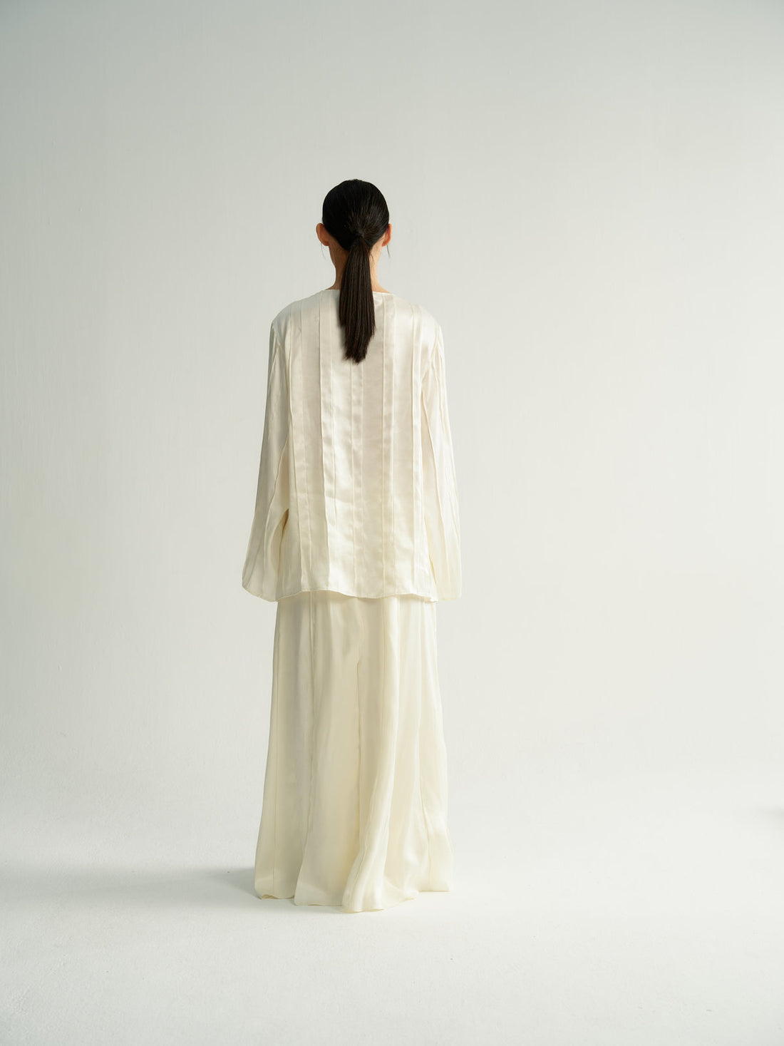 Alma pleated blouse
