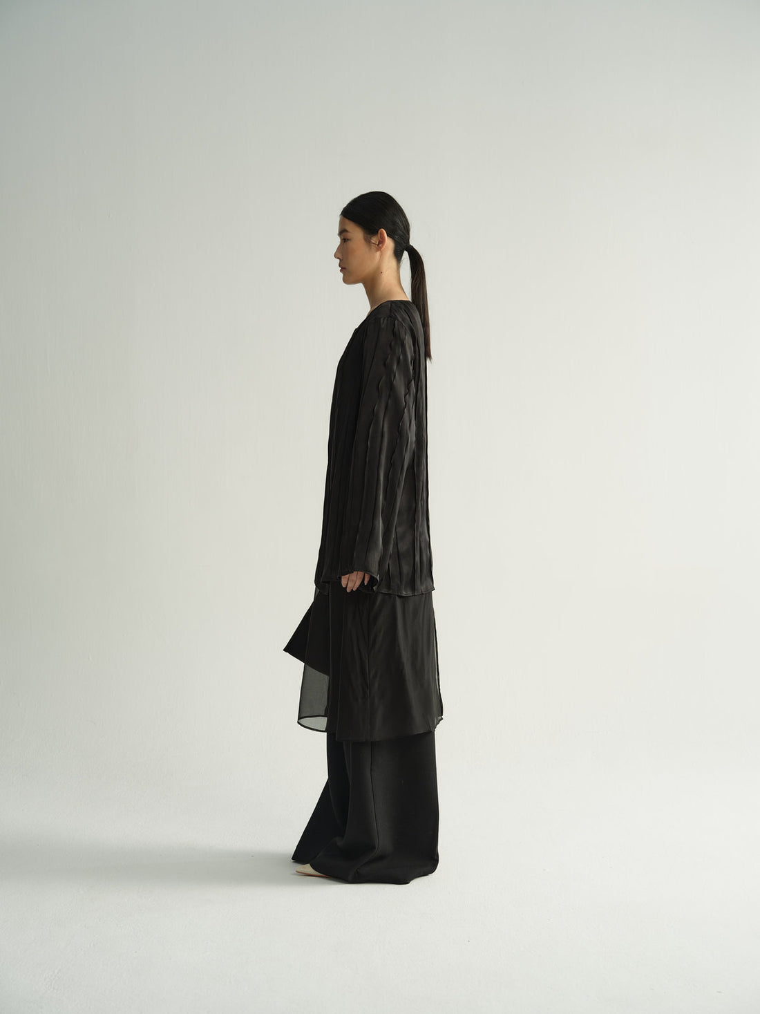 Alma pleated blouse