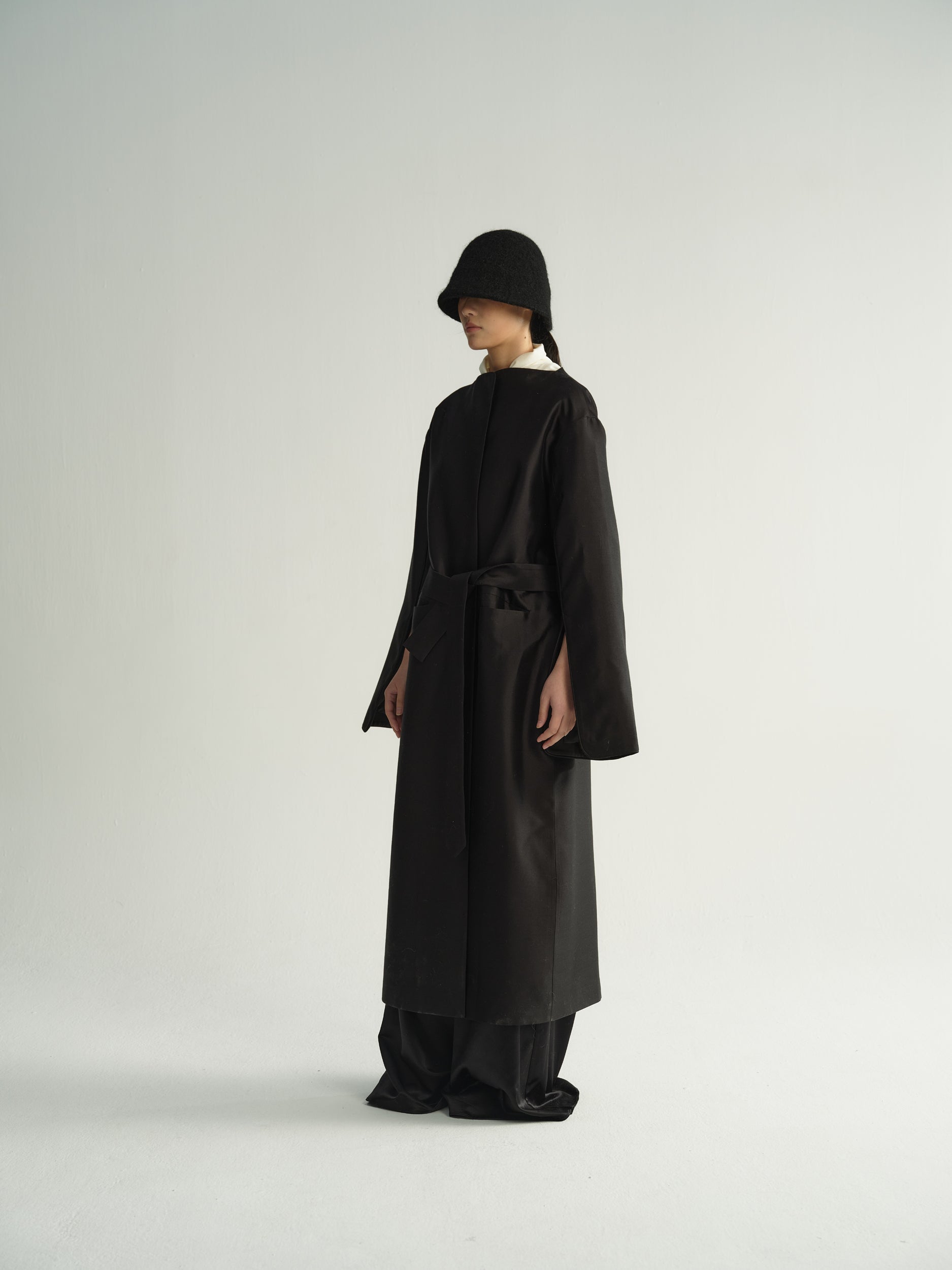 Lyra silk and wool jacket