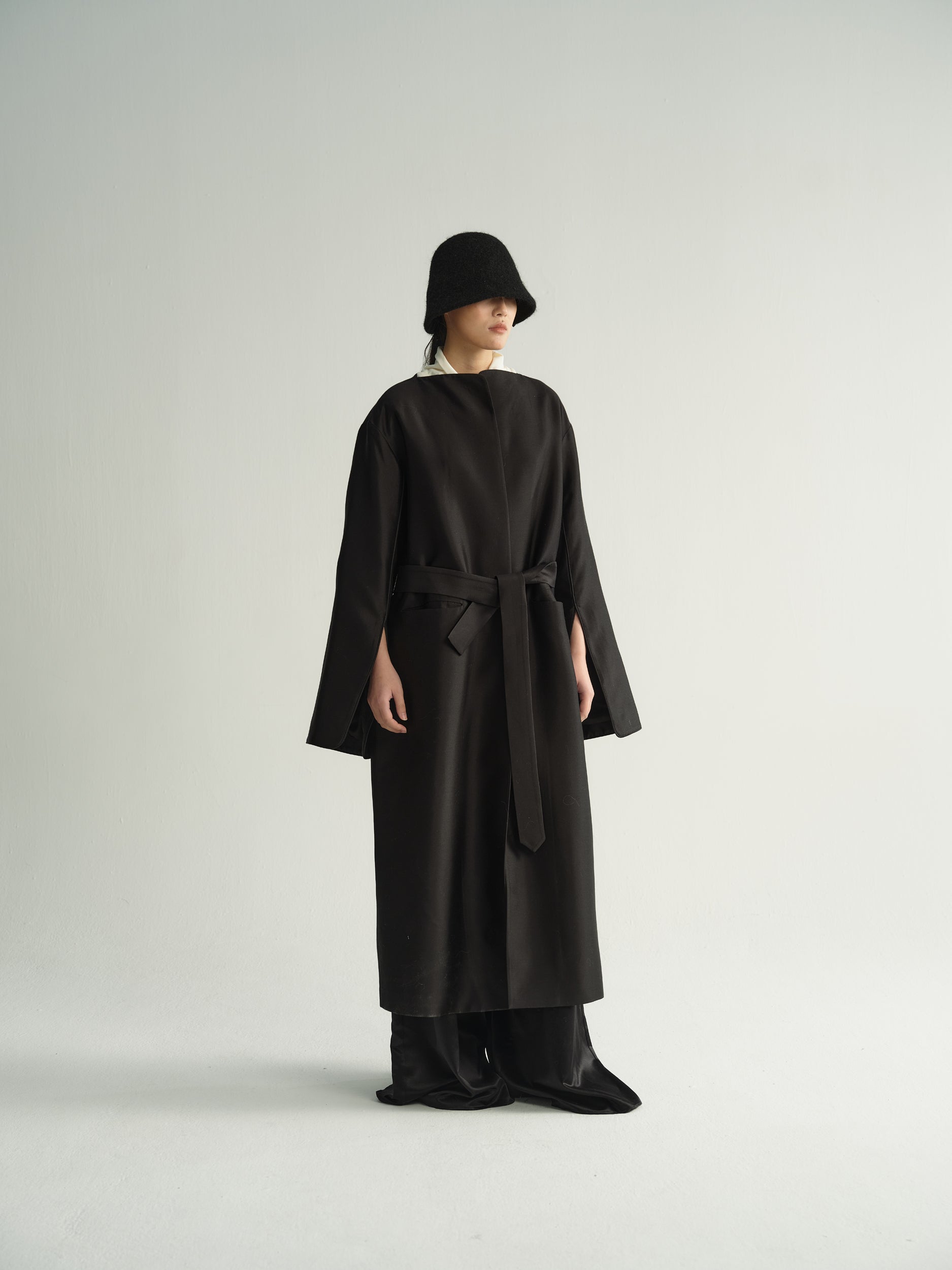 Lyra silk and wool jacket