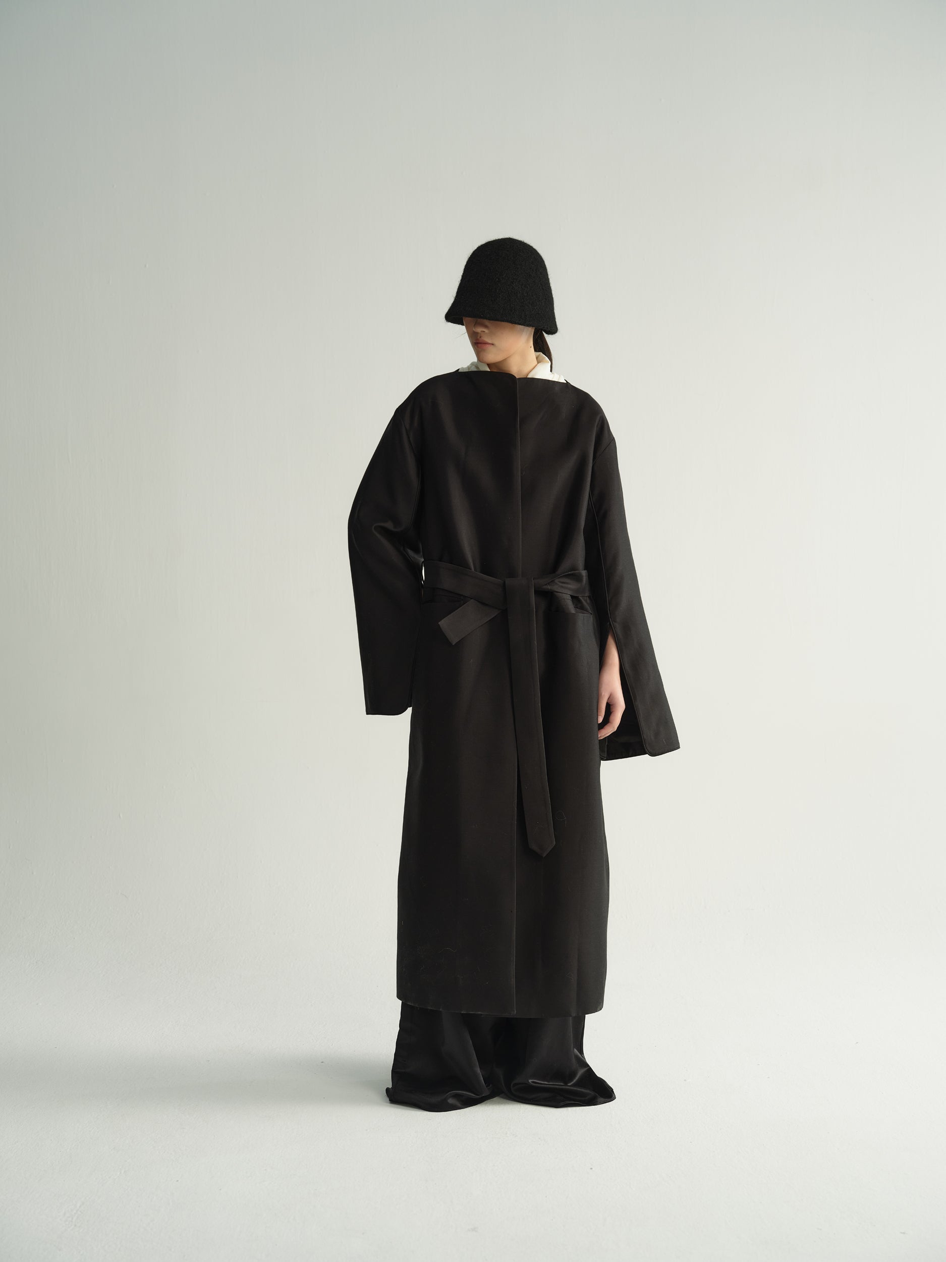 Lyra silk and wool jacket